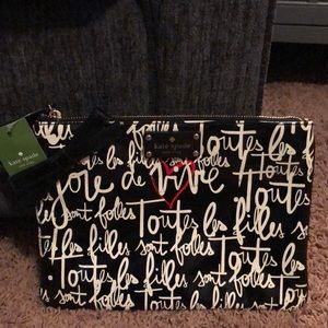 Authentic Kate spade clutch/makeup bag!!